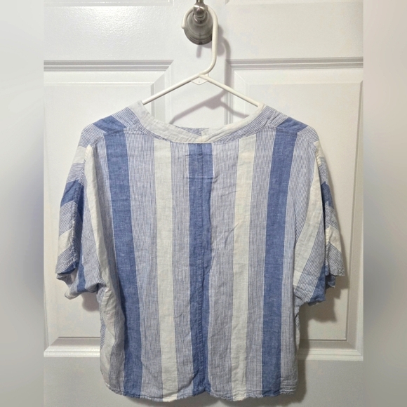 Rails Blue and White Stripe Top - Picture 6 of 6